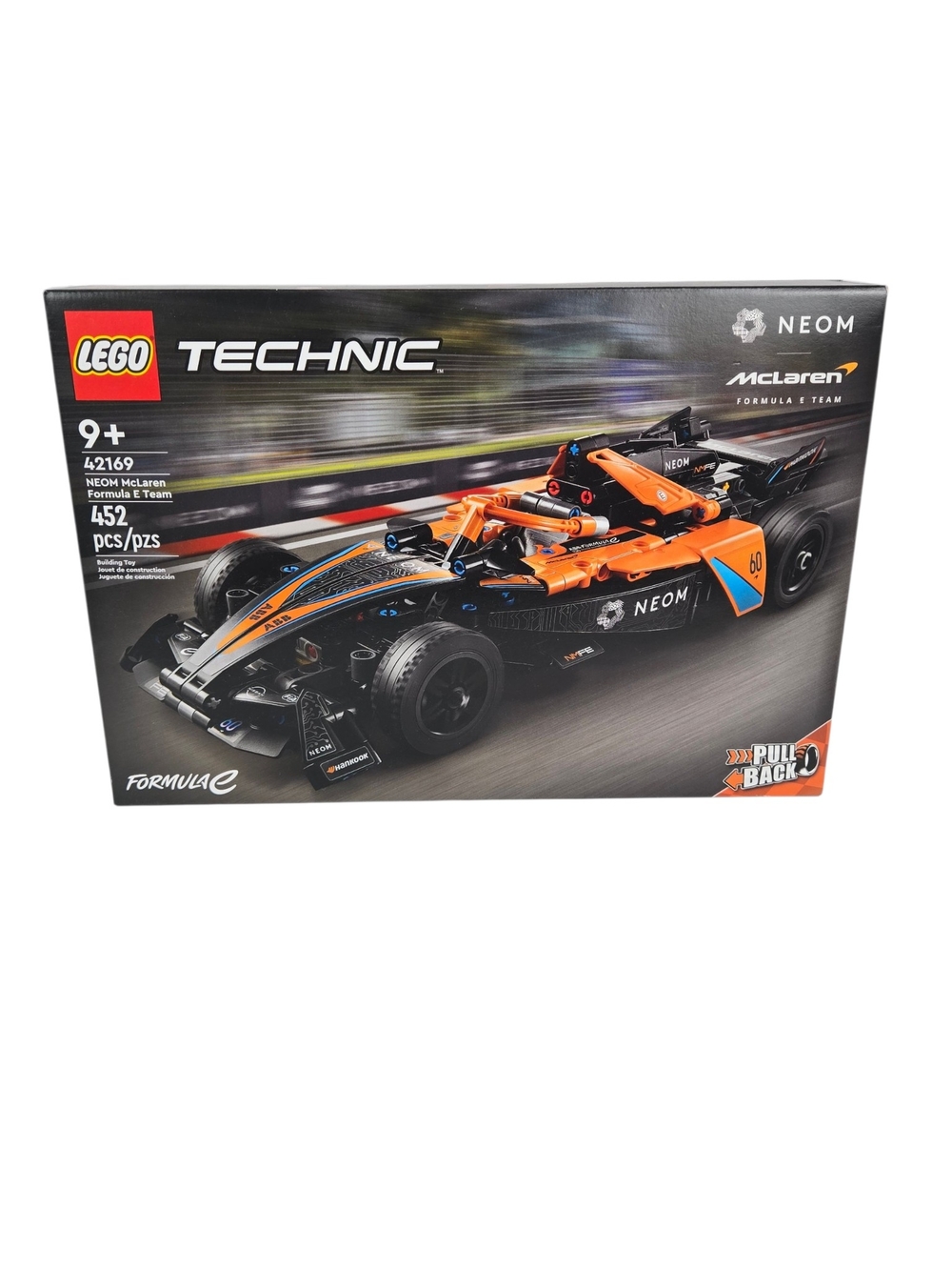 LEGO Technic 42169 NEOM McLaren Formula E Race Car NIB 452pc